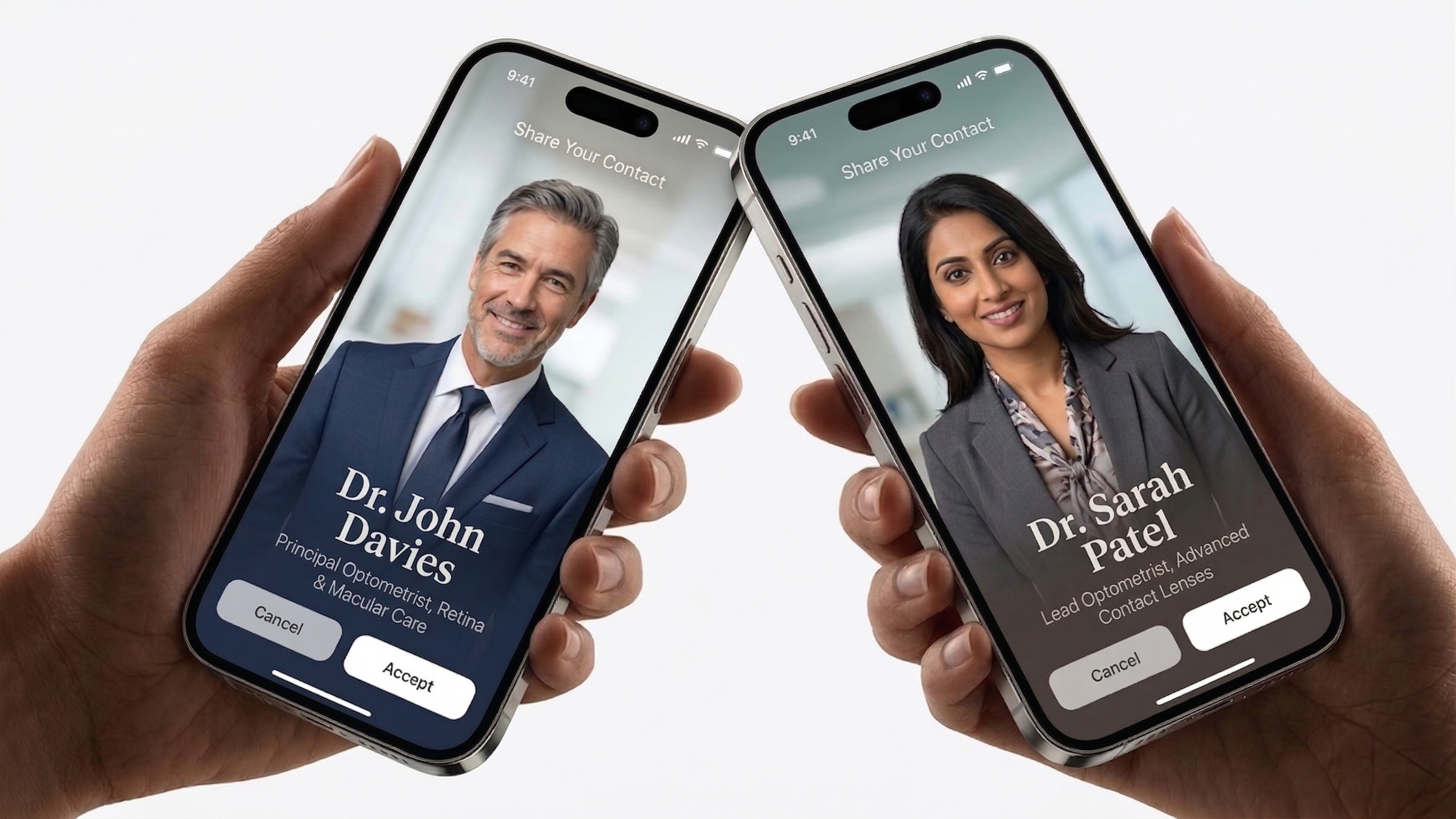 Professionals networking at a conference event